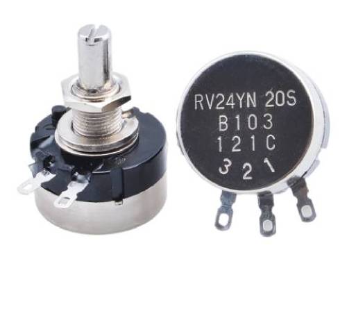 RV24YN20S Single-turn Carbon Film Rotary Potentiometer