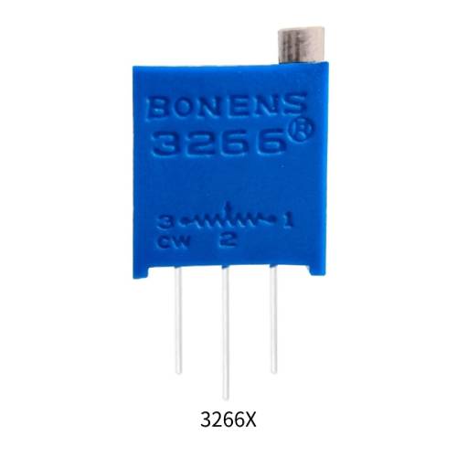 3266 Series Multi-turn Glass Glaze Preset Potentiometer